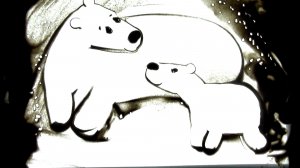 Мастер-класс по песочной анимации Умка