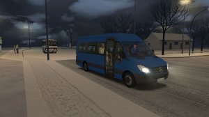 Поездка на Mercedes-Benz Sprinter W906 Travel 45 по маршруту №111 по карте Большая Деревня 1.1