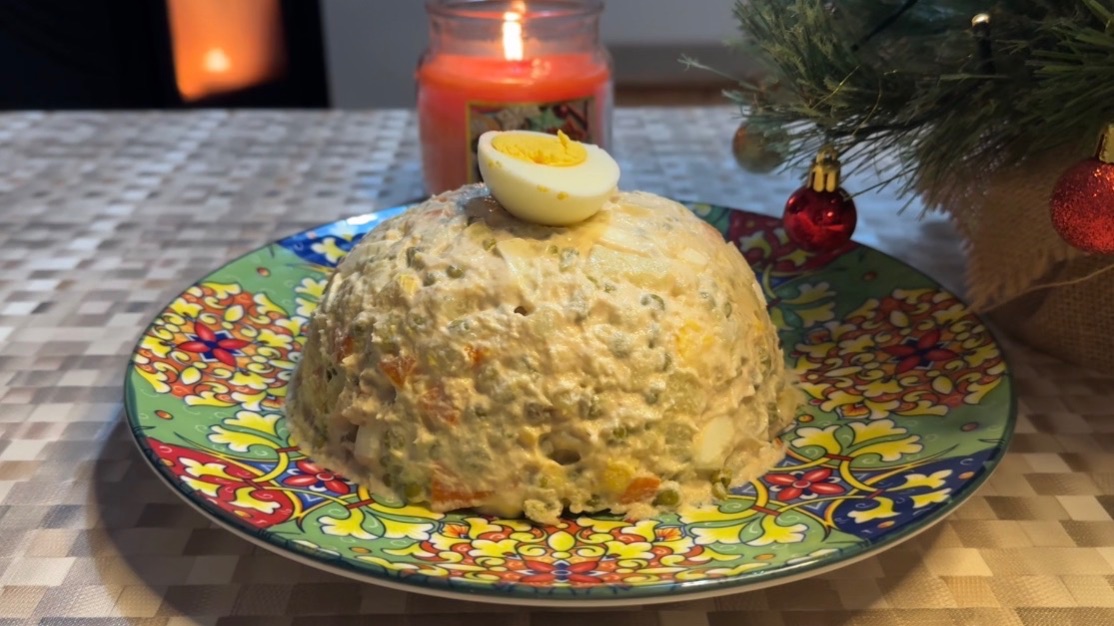 РУССКИЙ САЛАТ ОЛИВЬЕ ПО-ИТАЛЬЯНСКИ С ТУНЦОМ