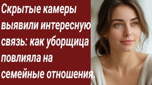 Истории для Вас/Скрытые камеры выявили интересную связь: как уборщица повлияла/Жизненные истории.