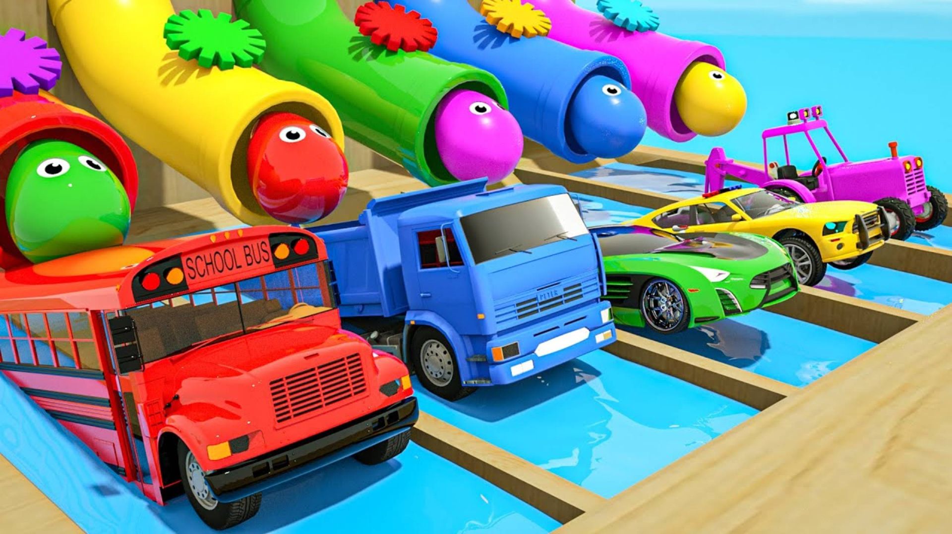 Мультяшки про машинки для детей и малышей 19