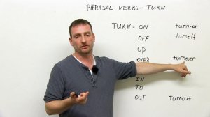 9. Фразовые глаголы TURN включить, выключить, перевернуть, развернуться, вывернуться...