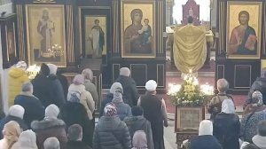 28.12.2025 Божественная Литургия. Неделя 29-я по Пятидесятнице, святых праотец.