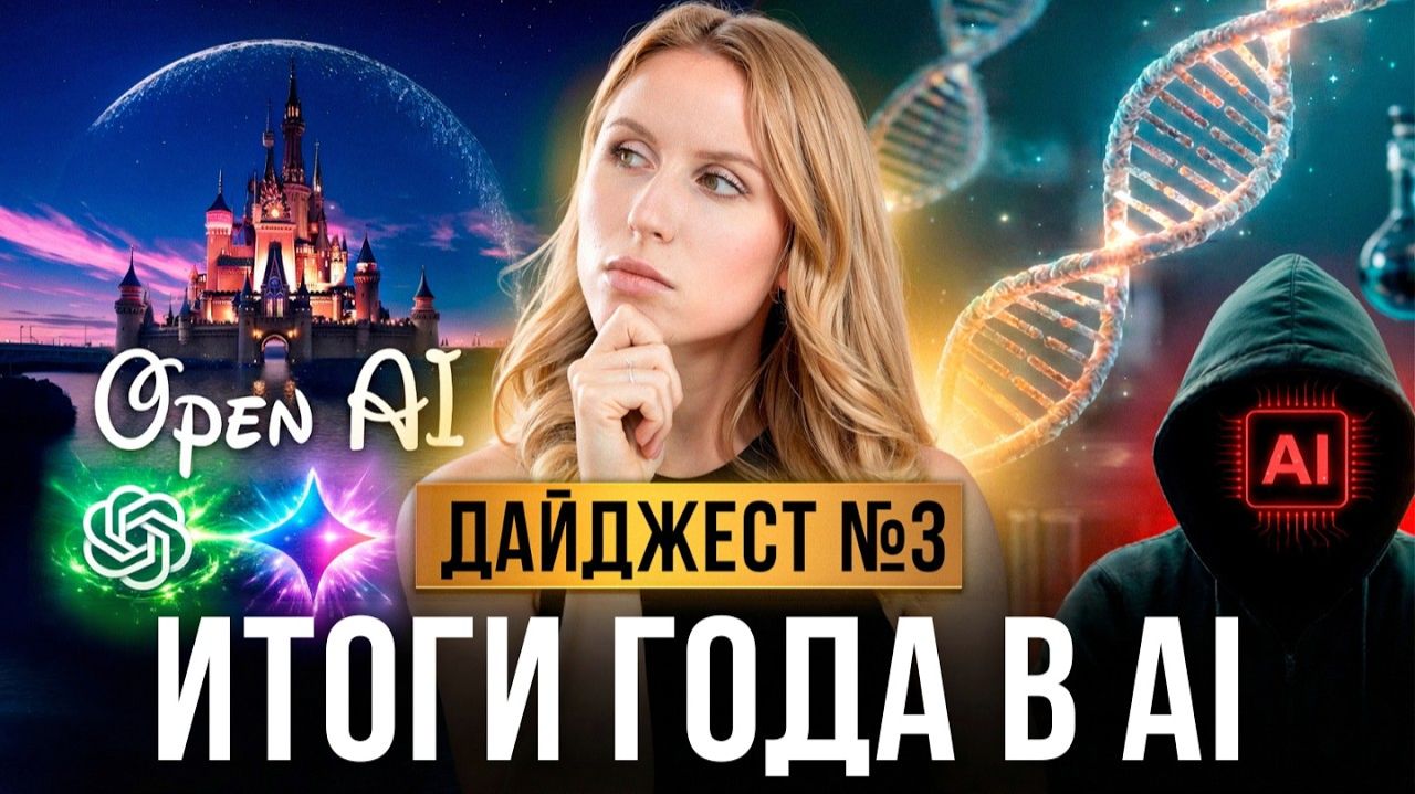 ИИ ломает карьерную лестницу, засоряет интернет, проникает в кино – ОСТОРОЖНО ИИ / итоги 2025 года смотреть онлайн