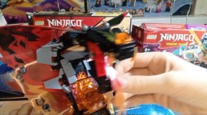 Обзор на нбор лего Ниндзяго огненный клык