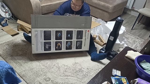 Распаковка пылесоса roborock F25 COMBO смотреть онлайн