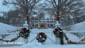 Красивые снежные пейзажи в самом красивом городе Америки ❄️☃️🏡 | Вудсток, Вермонт 2025