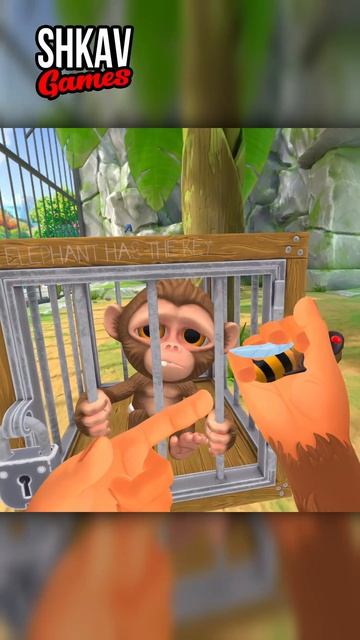 ОБЕЗЬЯНА СЪЕЛА ПЧЕЛУ #VR #IAmMonkey #VRигры смотреть онлайн