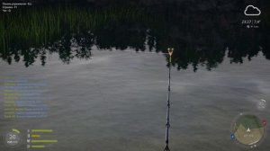 Русская рыбалка - Игра. Карасей ловлю на донку. Озеро Куори.