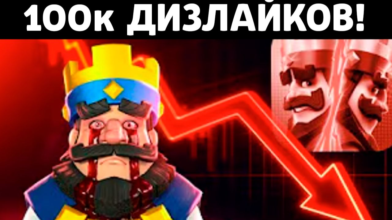 За ЭТО Клеш Рояль Получила 100 к ДИЗОВ! Новости Лайна Clash Royale смотреть онлайн
