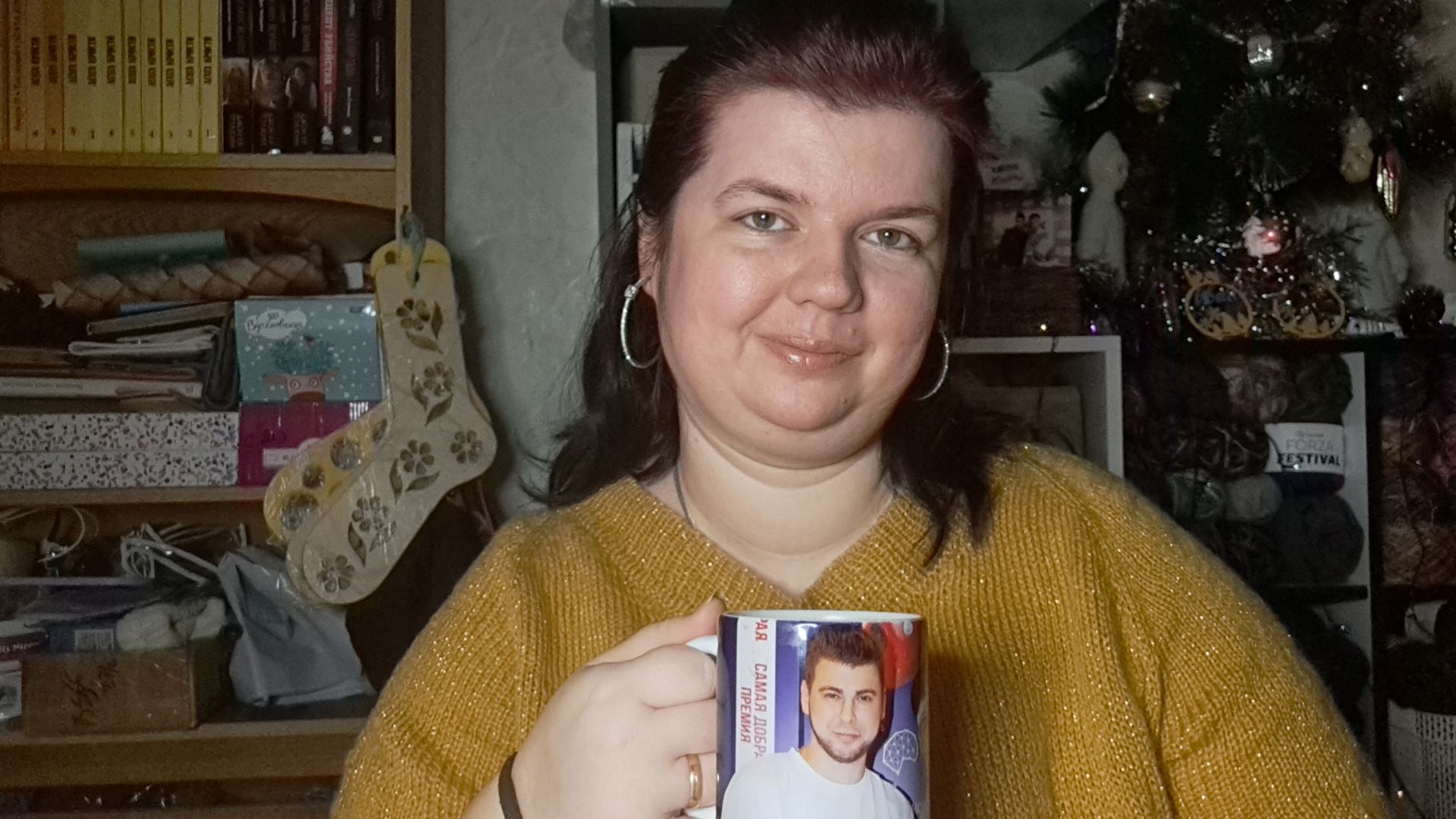 За чашечкой кофе ☕️ Выпуск 9. Новогоднее настроение 🎄  вязание на заказ...сколько стоят носки?! смотреть онлайн