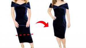 🔥 ХИТРЫЙ ПРИЁМ! Как укоротить платье НЕЗАМЕТНО за 5 минут!