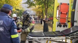 Объектовые учения по тушению условного пожара и эвакуации студентов прошли в первом корпусе ГГНТУ.