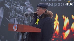 У памятника «Исход и возвращение» почтили память жертв депортации