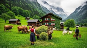 Расслабляющая прогулка по самым красивым деревням Швейцарии | #путешествиеонлайн #шариклайф