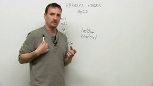 10 фразовых глаголов со словом HOLD держать, держаться, выдерживать...