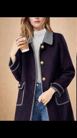 Моделирование пальто с воротником смотреть онлайн