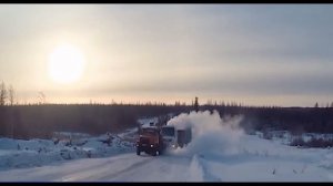 СЕВЕР..Тяжелое бездорожье.ВОДИТЕЛЯМ Респект!!!