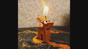 Ожившие свечи.  Оживляли картинки с помощью ИИ