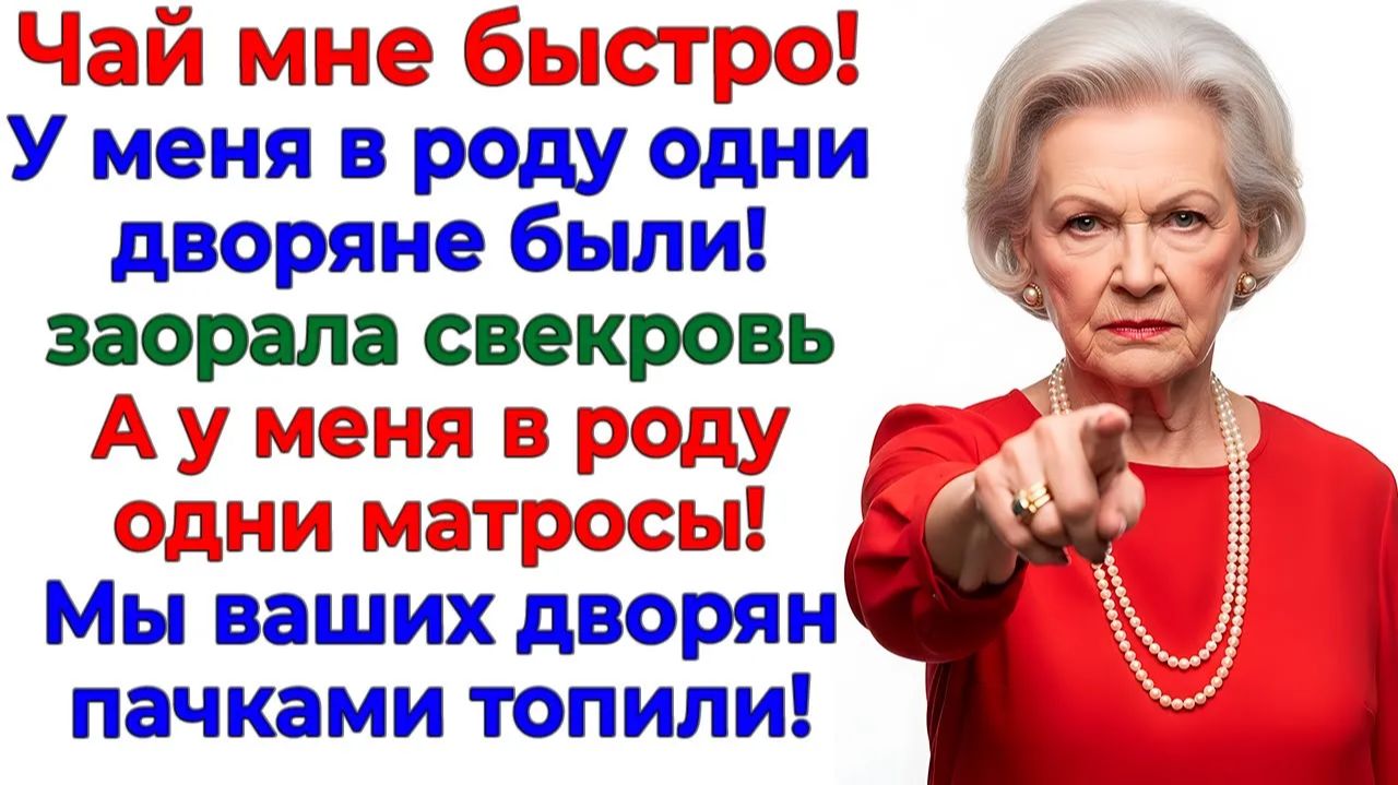 Я столбовая дворянка! — орала свекровь. Суд вынес приговор! | Истории Из Жизни | Реальная История смотреть онлайн