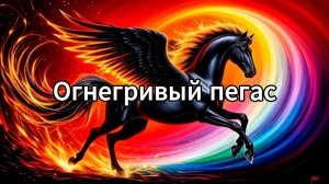 Огнегривый пегас.  Музыка и вокальное исполнение: SUNO Ai. Стих Анны Шамариной Гусевой.