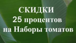 СКИДКИ на СЕМЕНА!  Наборы семян томатов.  Часть 1. т. 89229284031