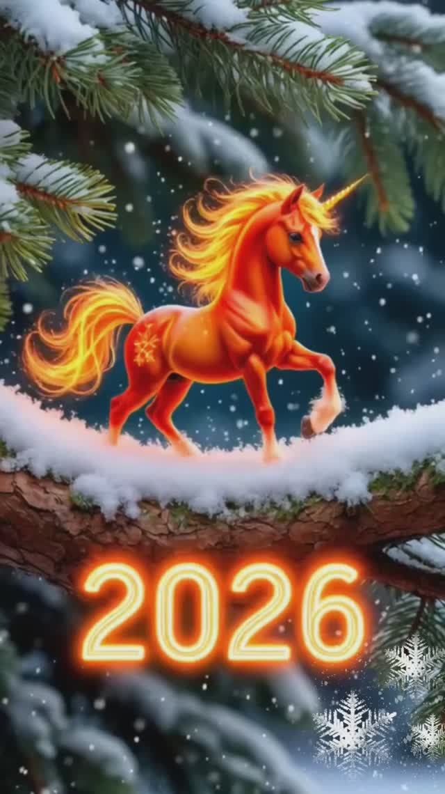 Поздравление С НОВЫМ ГОДОМ #музыкальнаяоткрытка#поздравлениесновымгодом смотреть онлайн