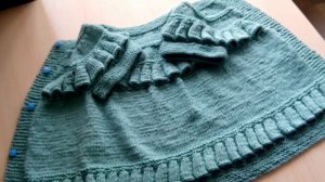 Детский жакет с рюшами