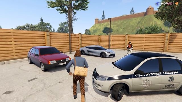 ЖИЗНЬ БОМЖА В ГТА 5 - ОПЕРСКИЙ ВАЗ 2109 И ОПЕРСКАЯ ЛАДА ГРАНТА ХАСАНЯТ ПО ГОРОДУ! (Мой Дом) ВОТЕР смотреть онлайн