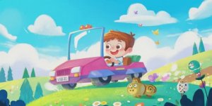 Машинки в движении мультик