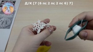 Новогодний рождественский ангелочек фриволите часть 1