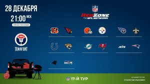 НФЛ. 17-й тур. Red Zone (первая волна)