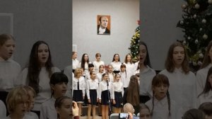 "Рождественский Концерт" хор старших классов. "Свирель да рожок"