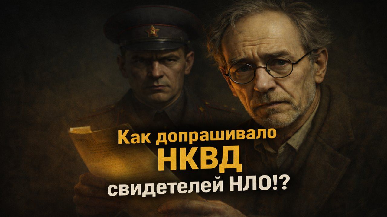 Как НКВД допрашивало свидетелей НЛО: архивы, от которых стынет кровь! Мистика, Страшные Истории смотреть онлайн