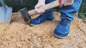 Мужские защитные рабочие кроссовки со стальным носком,  устойчивые к проколам р: 35-46