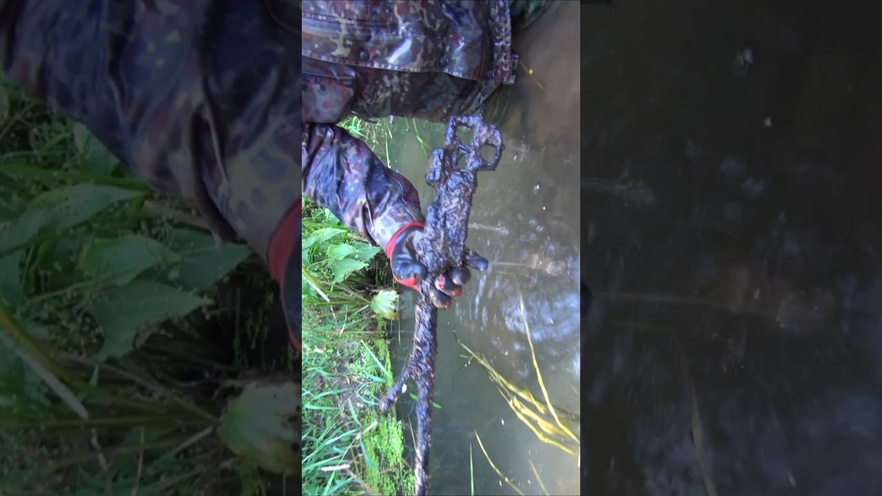 Немецкий карабин найден спустя 80 лет, поиск ро войне #находкисметаллоискателем смотреть онлайн