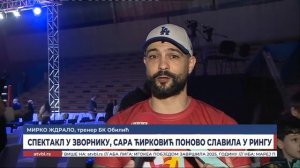 Спектакл у Зворнику, Сара Ћирковић поново славила у рингу