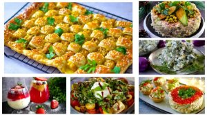 МЕНЮ НА НОВЫЙ ГОД 2026 из 10 блюд: 4 САЛАТА, 3 ЗАКУСКИ, ПИРОГ и ДЕСЕРТ! большой Новогодний стол 2026