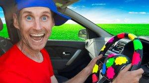 Лиза с папой и их забавная  история в машине / Песенка для детей про Машинки  / Видео для малышей