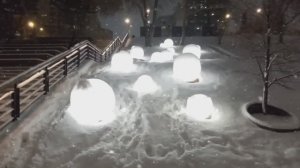 Белый белый ,самый белый .Набережная Енисея.Красноярск