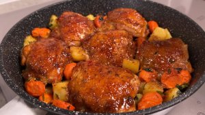 Курочка Пальчики оближешь! Очень сочные и вкусные куриные бедра на сковороде!