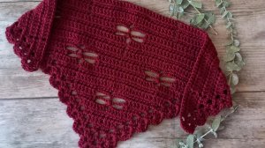 МК Узор для шали крючком