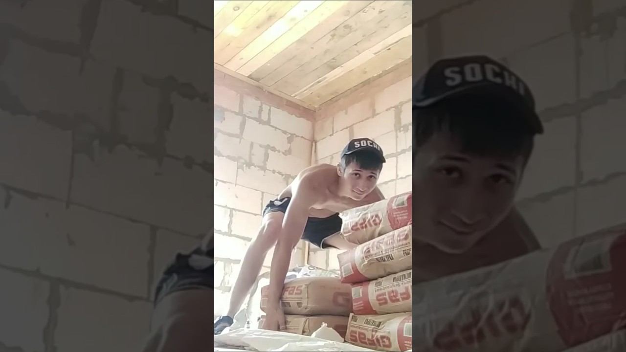 Lifting 2 bags gypsym plaster 70 kg смотреть онлайн