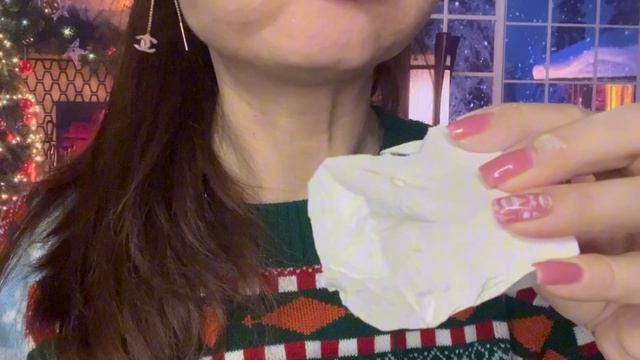 АСМР праздничный хруст мокрым мелом🎉🎁🎄🥳 смотреть онлайн
