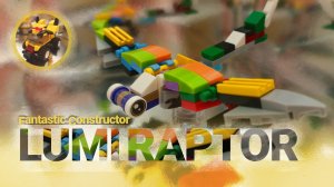 Робо-дракон-разведчик «LUMIRAPTOR» воздушный страж | Фантастические конструкторы лего