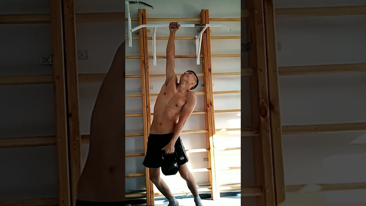 One arm pull up +16 kg смотреть онлайн