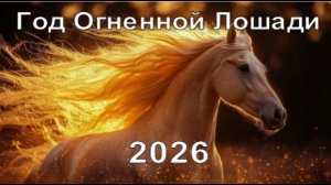 Как встречать год Красной Огненной Лошади 2026.