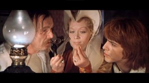 А.Фрейндлих, И.Смоктуновский, П.Подошьян, И.Малышева в фильме Б.Рыцарева "Принцесса на горошине"