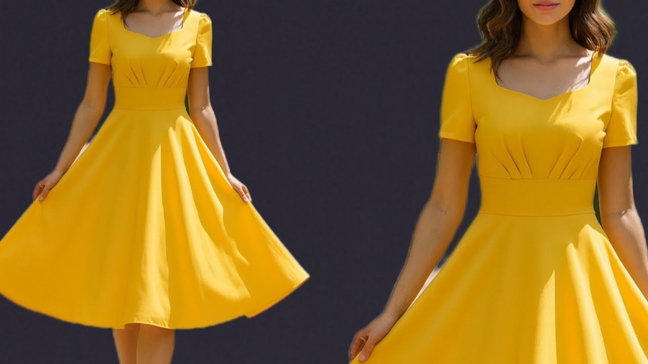 Моделирование выкройки платья отрезным по талии смотреть онлайн