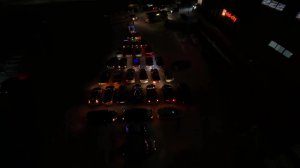 Елку из автомобилей сняли на видео в башкирском Благовещенске